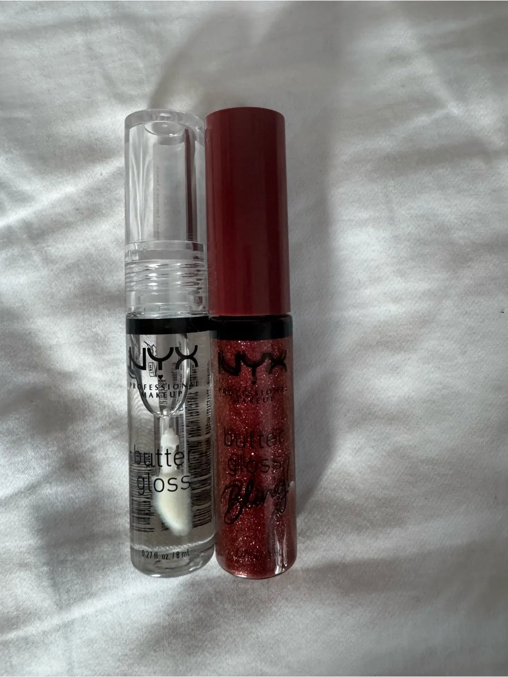 Nwt NYX Butter Gloss Duo in Clear and Big Spender Bling